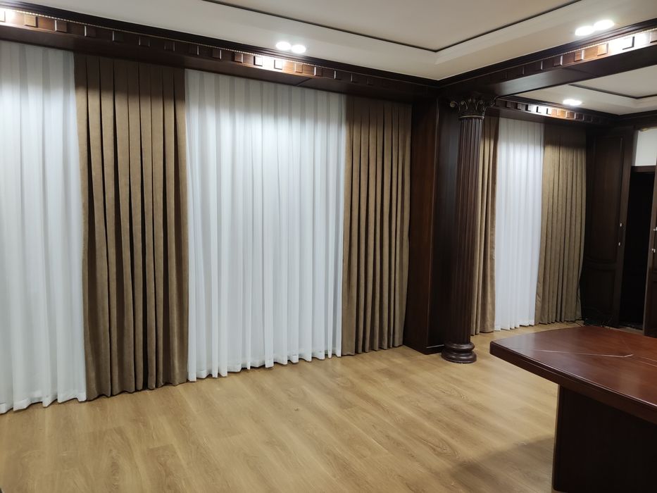 Пошив штор занавесок тюли, стирка штор Парда тикамиз, ювамиз