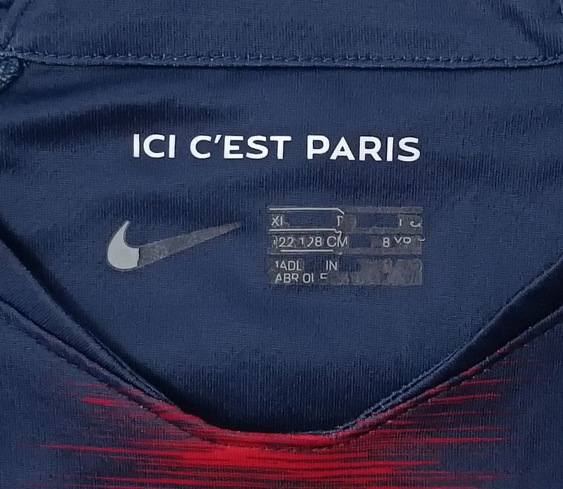 Nike DRI-FIT PSG Home Jersey оригинална тениска ръст 122-128см Найк
