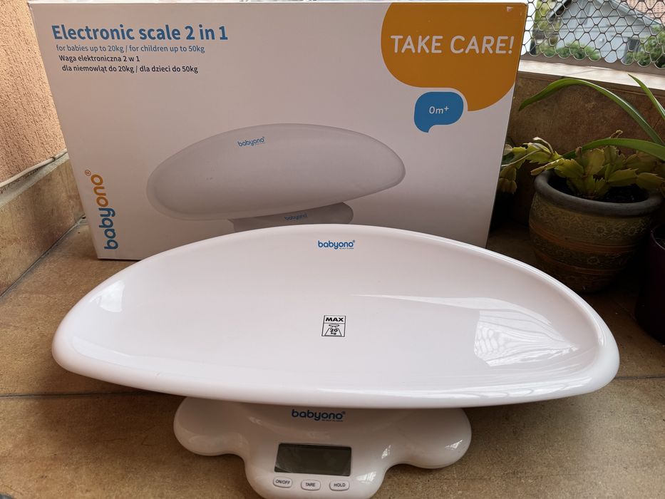 Електронна везна за бебета и деца Babyono