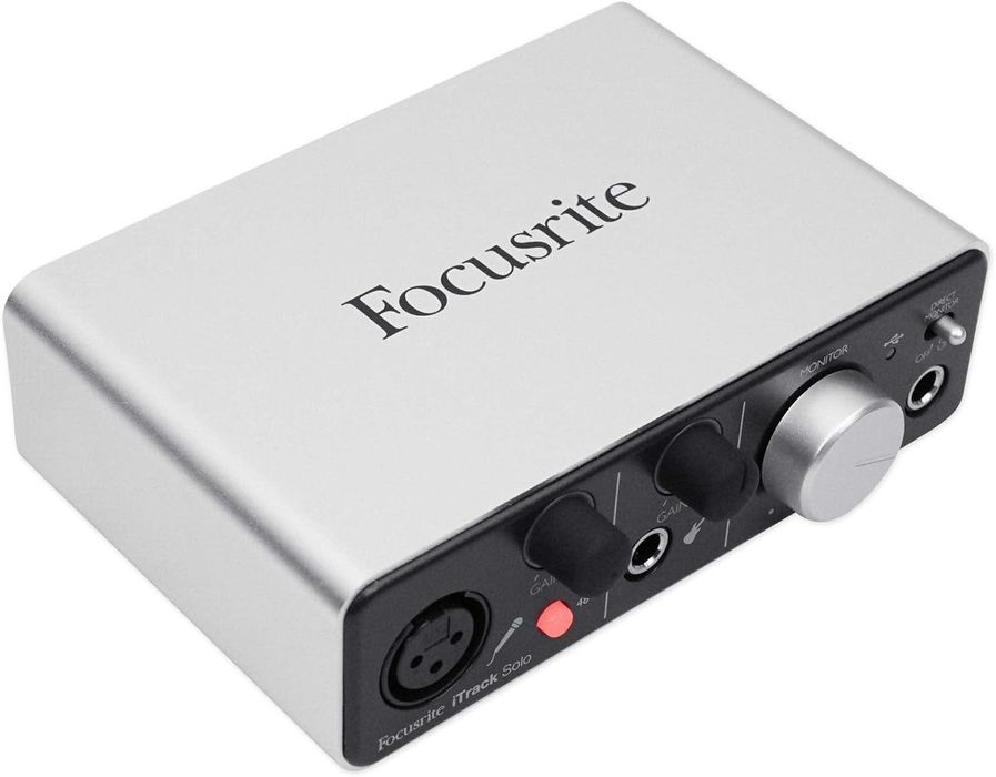 Interfață audio USB Focusrite ITRACK SOLO LIGHTNING pentru iPad/Mac