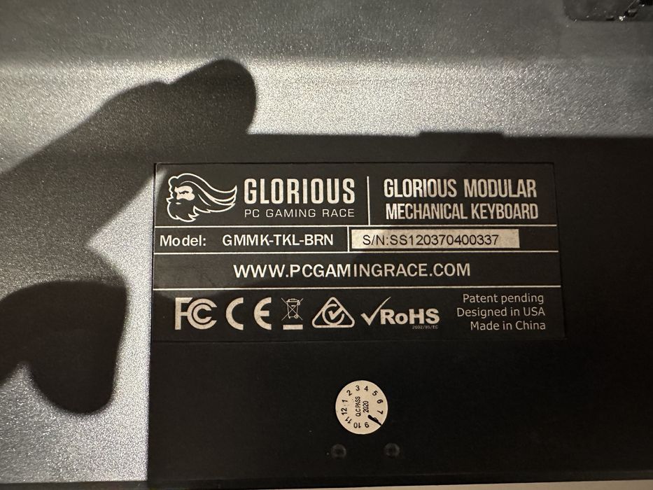 Glorious gmmk tkl механична геймърска клавиатура