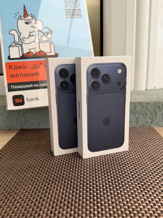 НОВ! iPhone 17 Pro Лизинг от 45Е/м DEEP BLUE 256Gb Гаранция НЕразпечат
