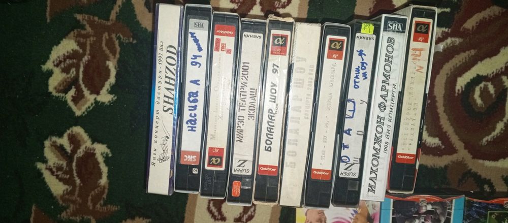 Узбекские редкие видео кассетты
