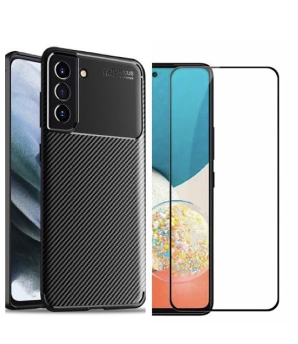 Husa Type Autofocus + Folie Sticla 21D Privacy Samsung S21 S23 S24 FE