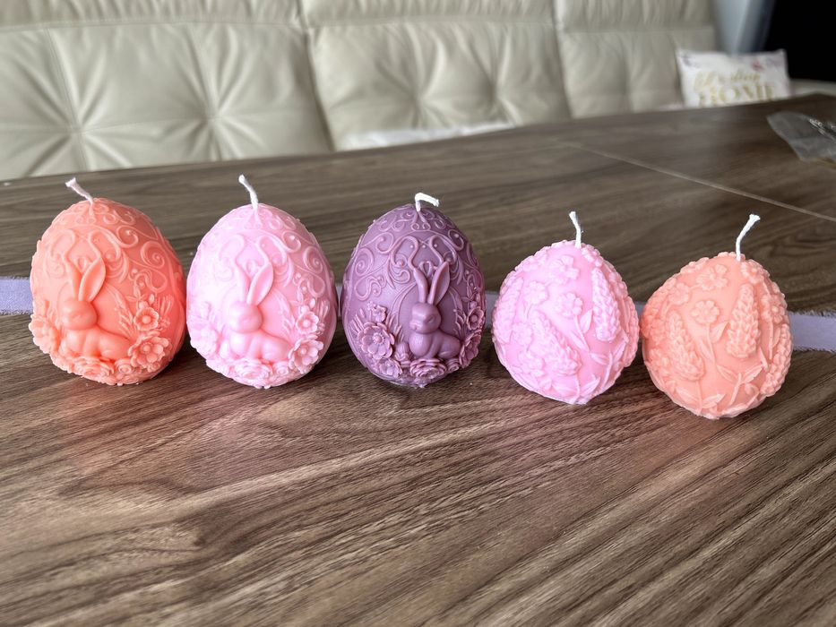 Натурални соеви свещи Великден Ароматни