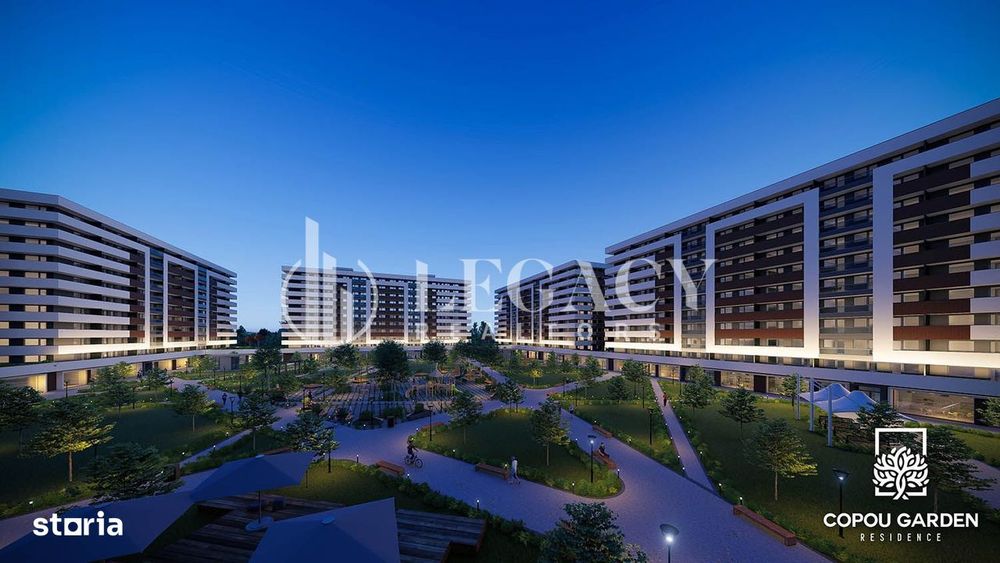 Apartament 2 camere, tip 1A, 1B, 8A, 8B - Copou Garden Residence