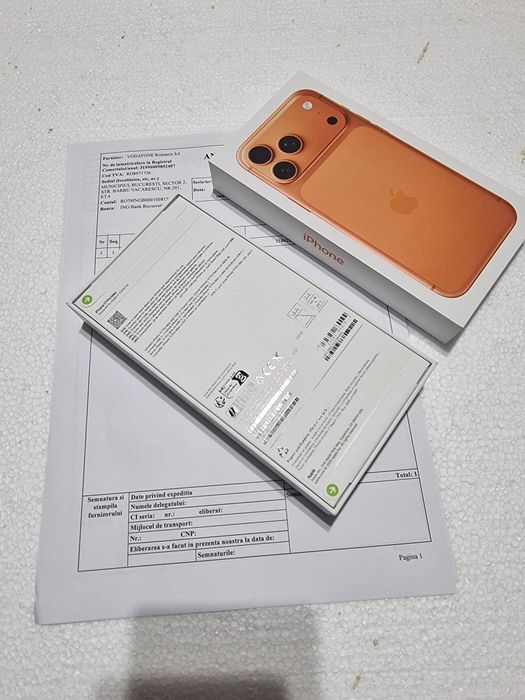 Vand IPHONE 17 PRO MAX 256GB Sigilat  // Factura si Garanție,  în cutie