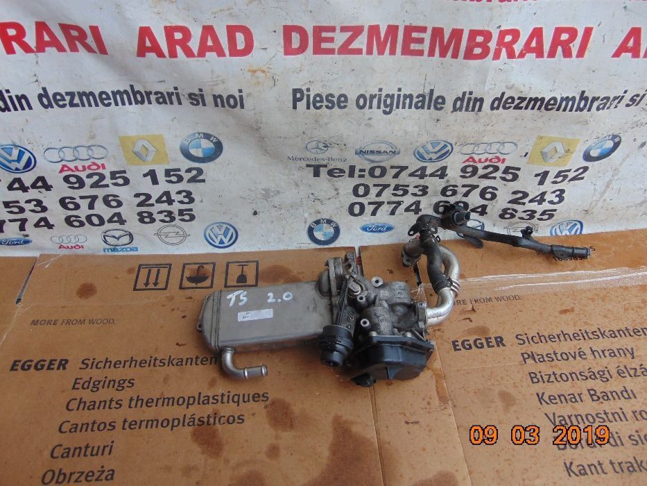 Supapa EGR VW T5 motor 2.0 Racitor gaze VW T5 motor 2.0 euro 5