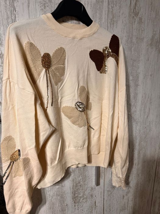 Дамски дънки по модел на Pause+ подарък пуловер