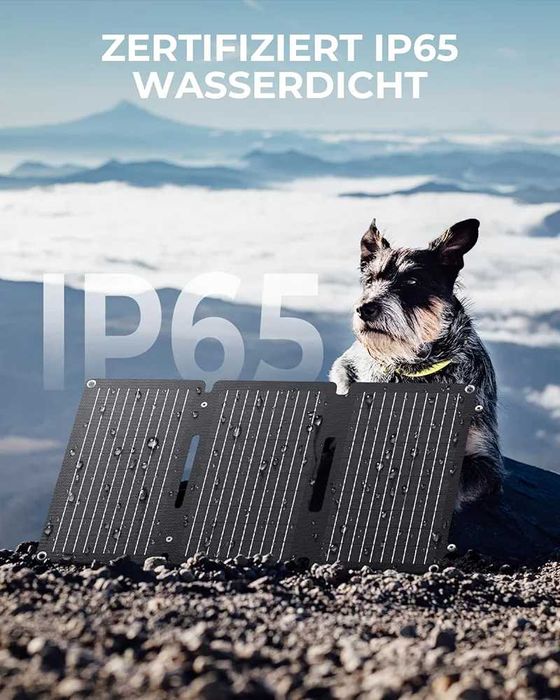 BigBlue 30 W Panou solar portabil pentru camping/drumetii/pescuit