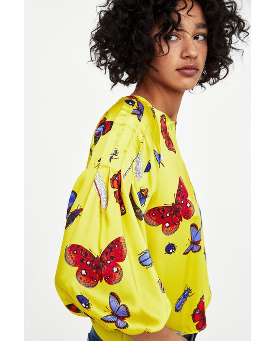 Zara блуза с аликации