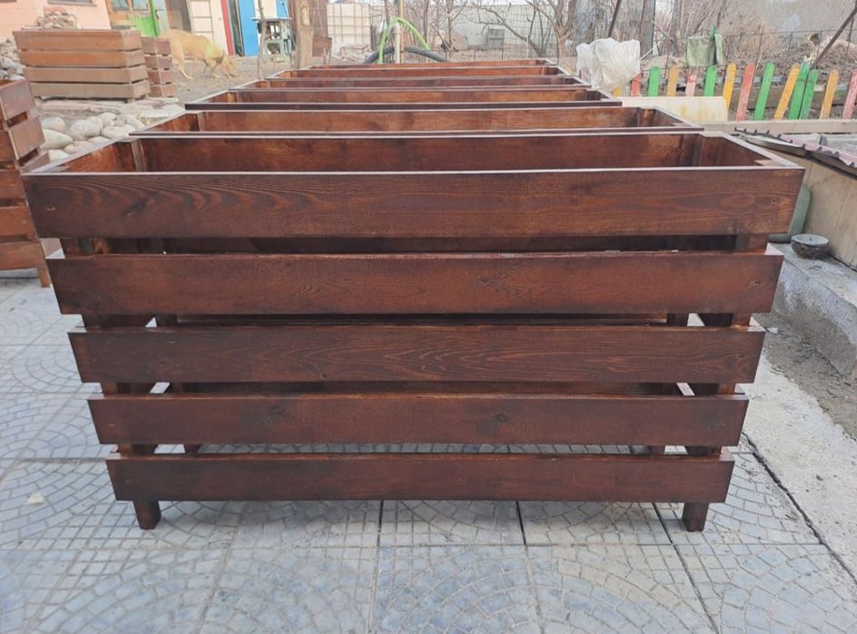 кашпо для цветов из дерева