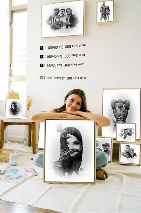 Портрет картина/подарок