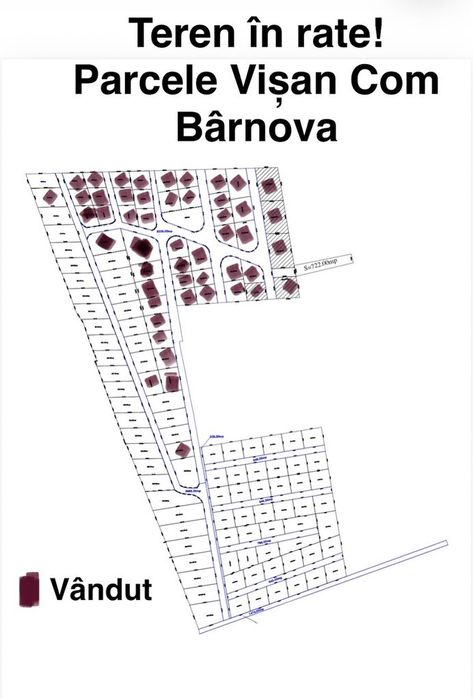 Rate la proprietar Teren intravilan 670 mp Vișan, Bârnova Iași