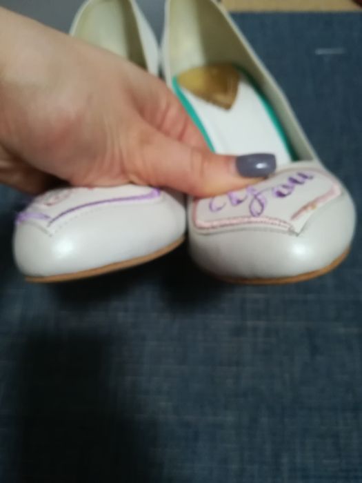 Stiletto mireasă piele naturală