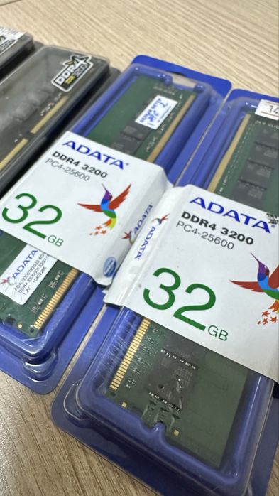 Озу RAM по 32гб DDR4