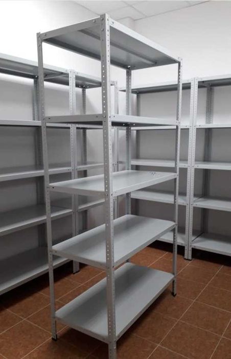 Стеллаж Металлический Универсальные Полки Складной Витрина Низкая Цена