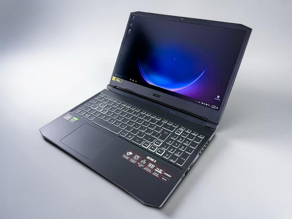 Acer Nitro 5 15.6" Full HD 144Hz AMD Ryzen 9 5900HX 32GB RAM 1TB SSD RTX 3080 Перфектен! Гаранция!