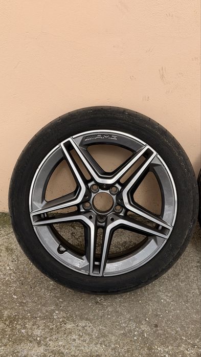 Jante originale Mercedes C-Class AMG R18 + Continental PremiumContact 7 - in doua dimensiuni