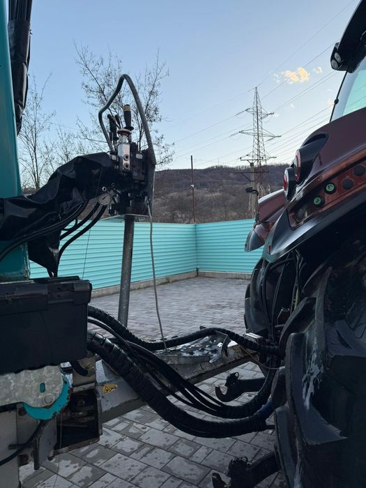 Vand ansamblu tractor si remorca forestiera