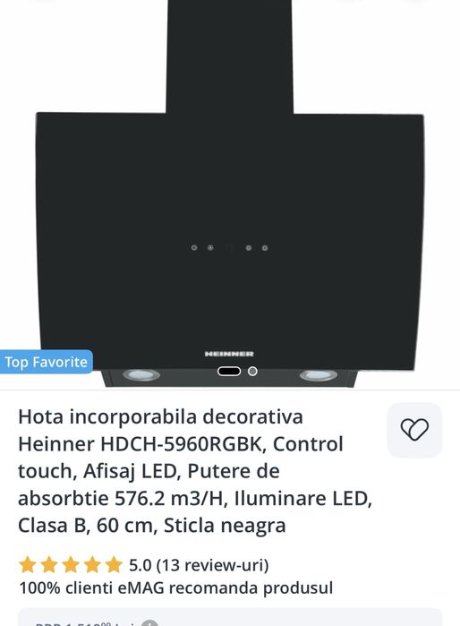 Hota Heinner + frigider hainner noi