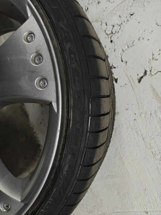 Jante IRMSCHER 8x18 5x110 ET38 Opel cu Goodyear Eagle F1 215/35R18 NOI