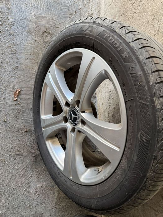 Set 4 jante originale Mercedes 17" (E-Class W212/W213) cu anvelope 225/55 R17