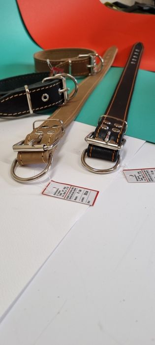 Български нашийници и поводи  за кучета.