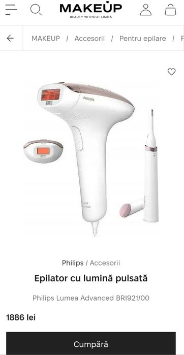 Philips Lumea Advanced BRI921/00, SIGILAT