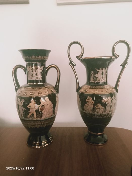 Вазы, ладья, в греческом стиле