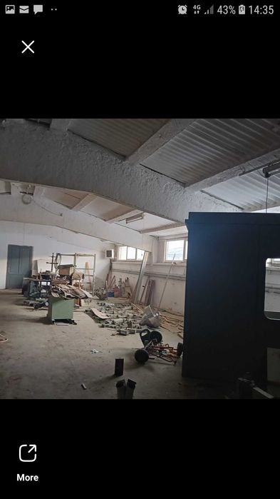 Depozit/ Hala de constructie  langa Borş