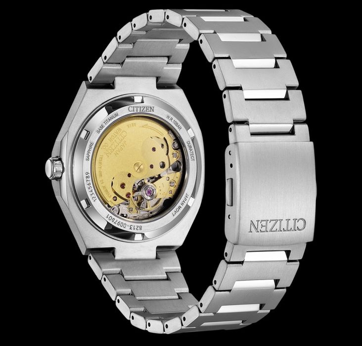 Чисто Нов Citizen Zenshin Super Titanium Automatic Blue NJ0180-80L