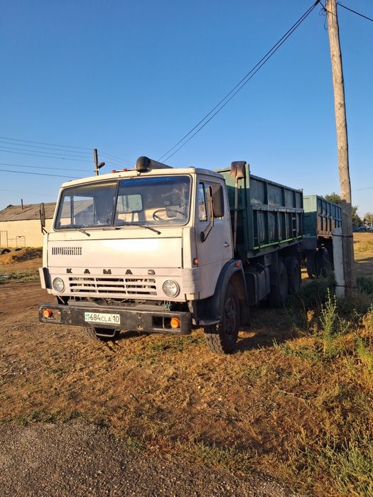 Камаз самосвал 5320 с прицепом