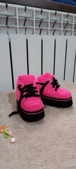 Пинетки ботинки 12 мес 19 размер 12 см Алмалык