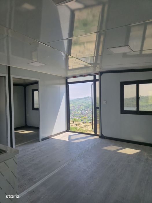 Casă modulară nouă în Tomești Dealul Crucii, 36 mp utili, teren 450 mp