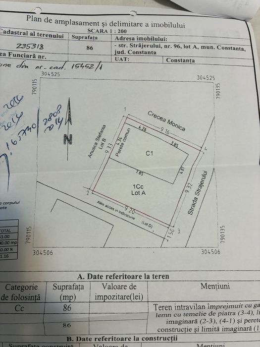Casa de vanzare in Coiciu/Casa de Cultura pentru reabilitare/extindere