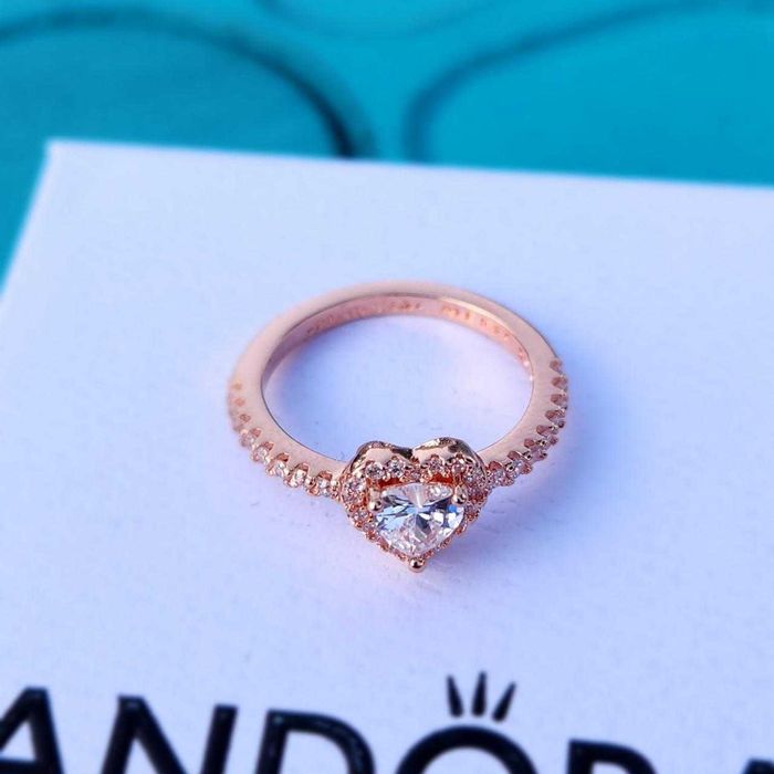 Inel Pandora Inimă (Aur Roz)