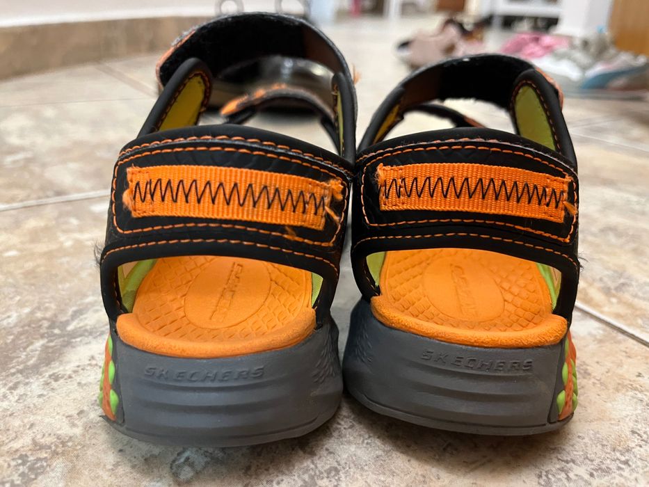 Sandale pentru copii Skechers Skech-o-saurus, cu lumini, mărimea 29