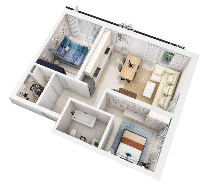 Apartament 3 camere, incalzire pardoseala, garantie 10 ani, Magnolia