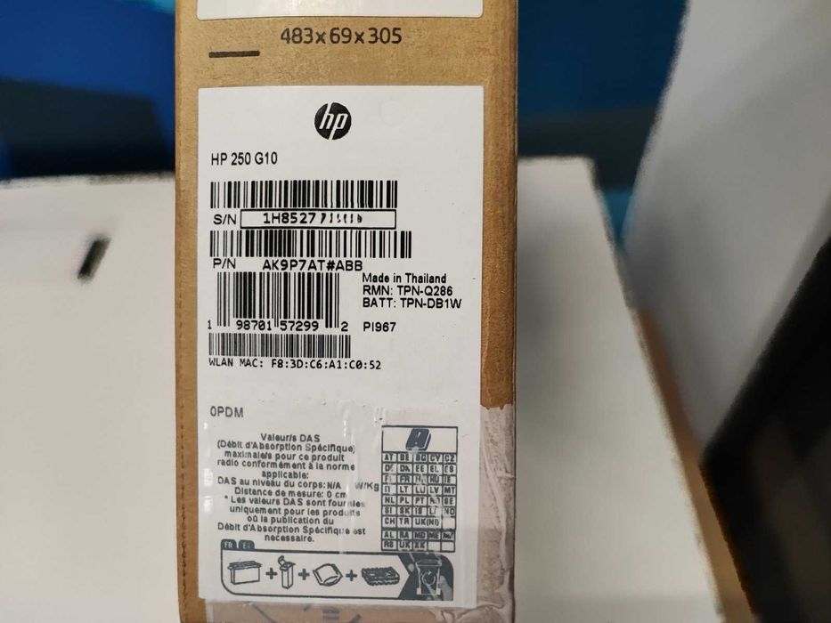 Нов Лаптоп HP 250 G10 i5-1334U/16GB/512GB NVMe