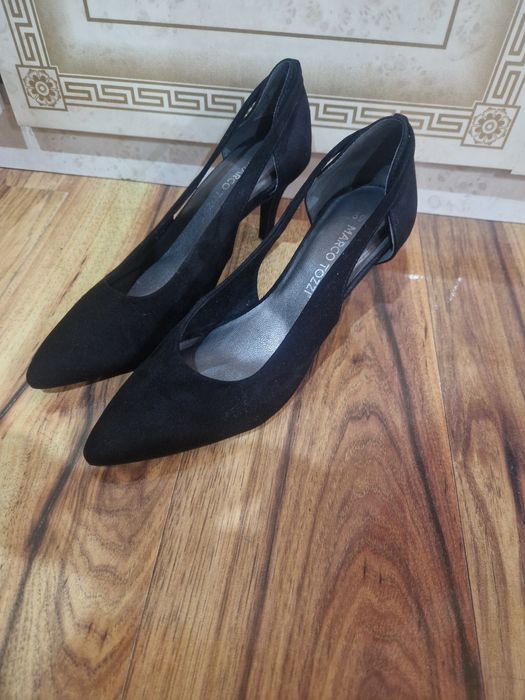 Pantofi din piele naturala Marco Tozzi masura 39