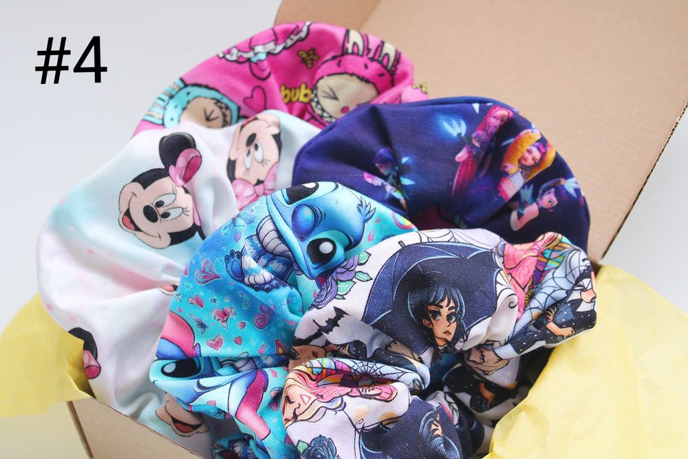 Скрънчи кутии, Обемни скрънчита, аксесоар за коса, Детски скрънчита