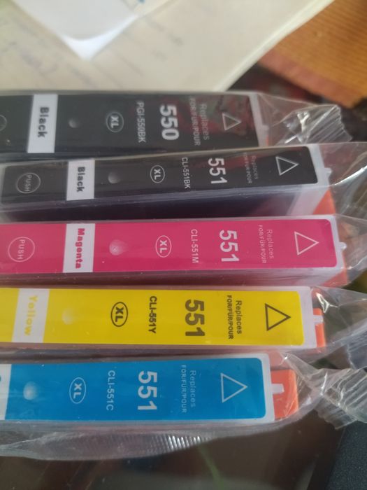 Мастила за принтер Канон Canon PGI 550 / 551