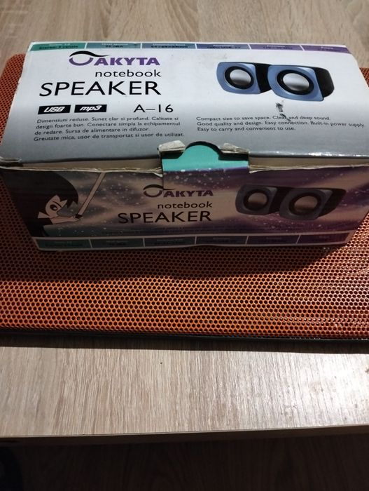 Cooler laptop Logic și boxe laptop Akytaa