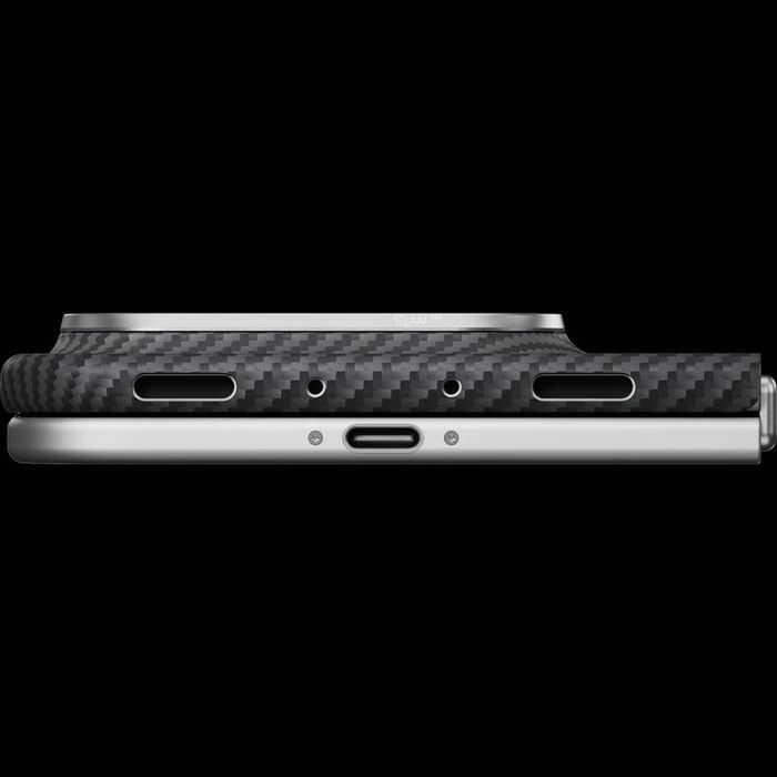 Карбонов Калъф с MagSafe Pitaka Edge Case Over the Horizon 2.0 за iPhone Duo – Black/Grey