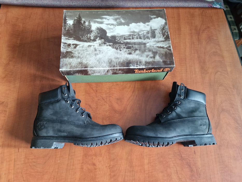 Зимни, планински кожени боти Timberland, унисекс. Купувани за жена...