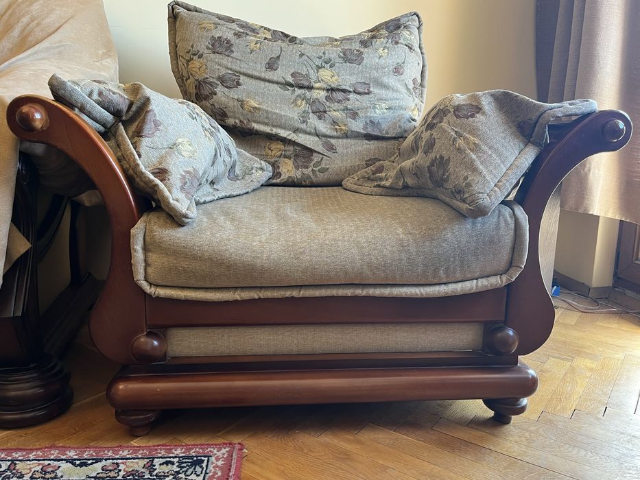 Кресло - масивно дърво