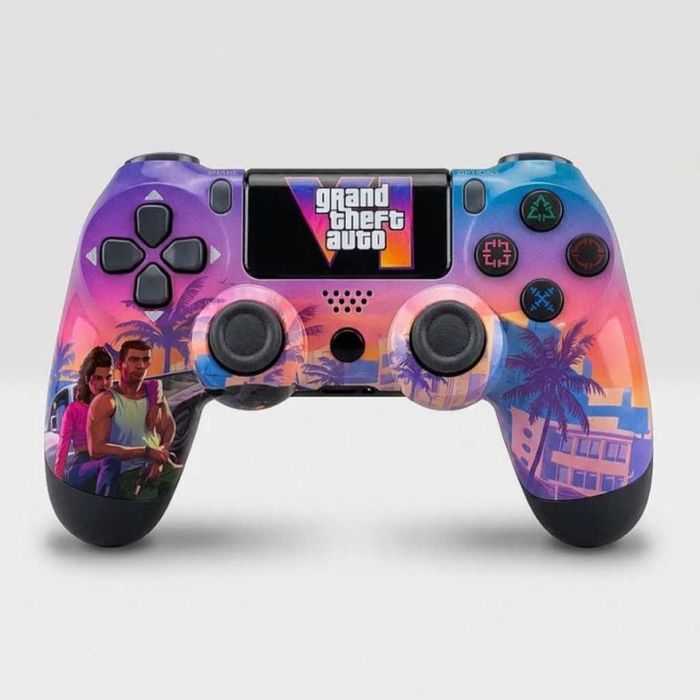 Безжичен PS4 Джойстик FC25/GTA с LED и Вибрация