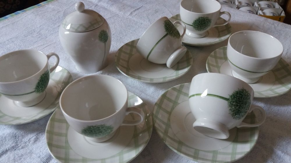 Чайные пары с сахарницей