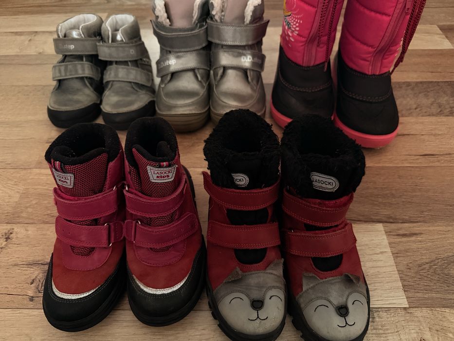 Incaltari iarna din piele fetita de la DD Step sau Lasocki